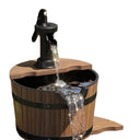 Nordivale Rustic Wood Water Fountain