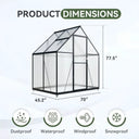 Heavy Duty Outdoor Aluminum Greenhouse
