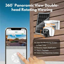 LTE Solar Security Camera Outdoor No WiFi, Cellular Wireless