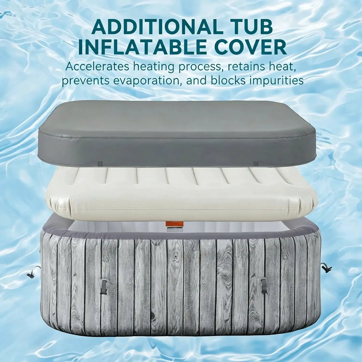 Inflatable Hot Tub With Heated Jets