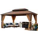 Nordivale 12x16 Metal Gazebo Pavilion
