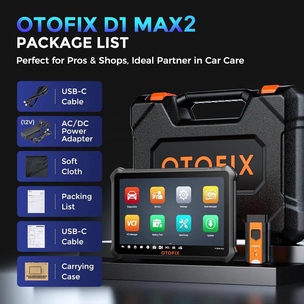 OTOFIX D1 Max2 Bi-Directional Scan Tool — product view 6