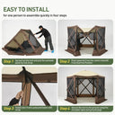 Automatic Six Sided Canopy Tent