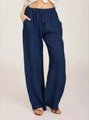 Breathable Cotton Linen Pants for Women