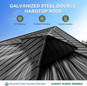 Nordivale Hardtop Metal Gazebo 14x10ft