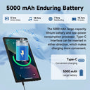 New KB1001L 10.1" IPS Tablet Bundle Android 15 Five‑Core Processor 20(3+17)GB Expanded RAM 64GB Storage Keyboard Mouse Stylus Cover Headphones WiFi‑6 Widevine L1 5000mAh 20W Fast Charge Tablet US Stock