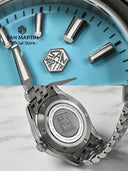 San Martin 36mm Gada Watch Classic Simple Enamel Dial Miyota 90S5 Original Design Dress Men Automatic Mechanical Watches SN0144
