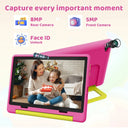 BUFO KT1028 10.1 Inch Kids Tablet A333 Five Core 20GB(3+17G) RAM 64GB ROM Android 16 1280*800 HD LCD Eye Protection Screen 5000mAh Battery Parental Control Dual Camera TF Card Up to 1TB Children Tablet PC