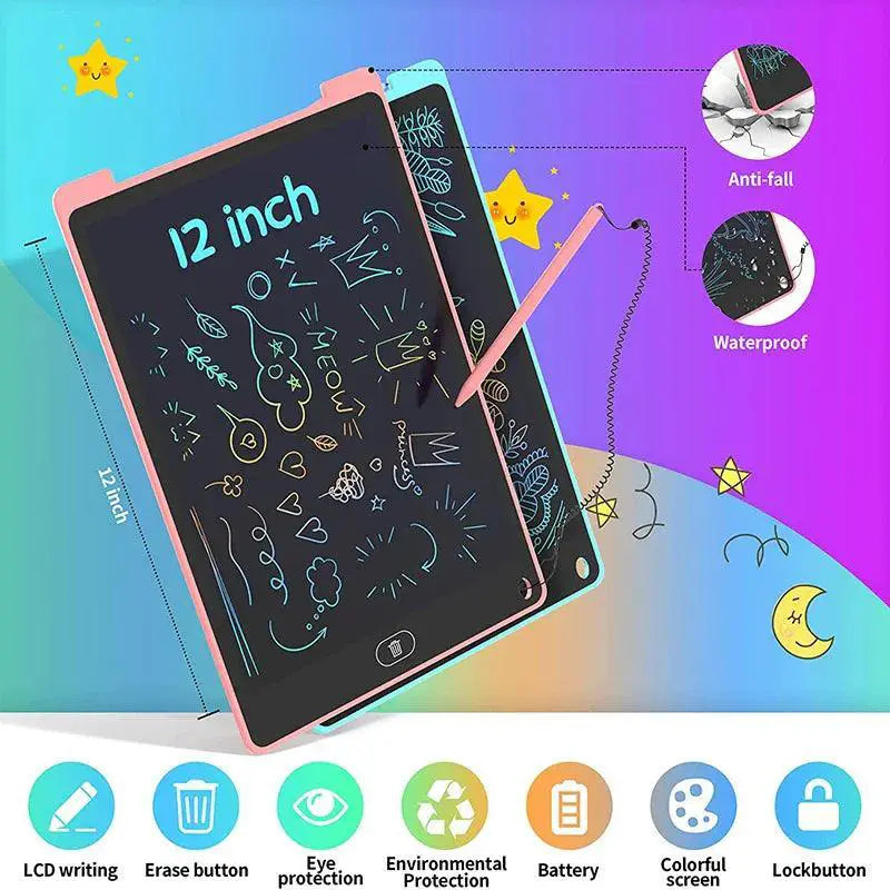 Drawing Tablet LCD For Kids Creative Writing Board 8 Inch