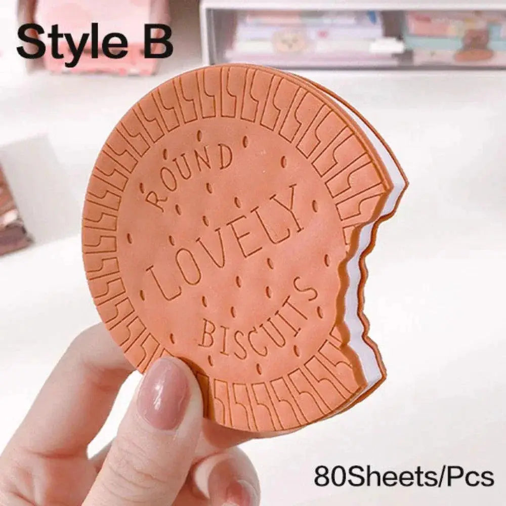 Stonego Creative Chocolate Cookies Shape Note Book Memo Pads