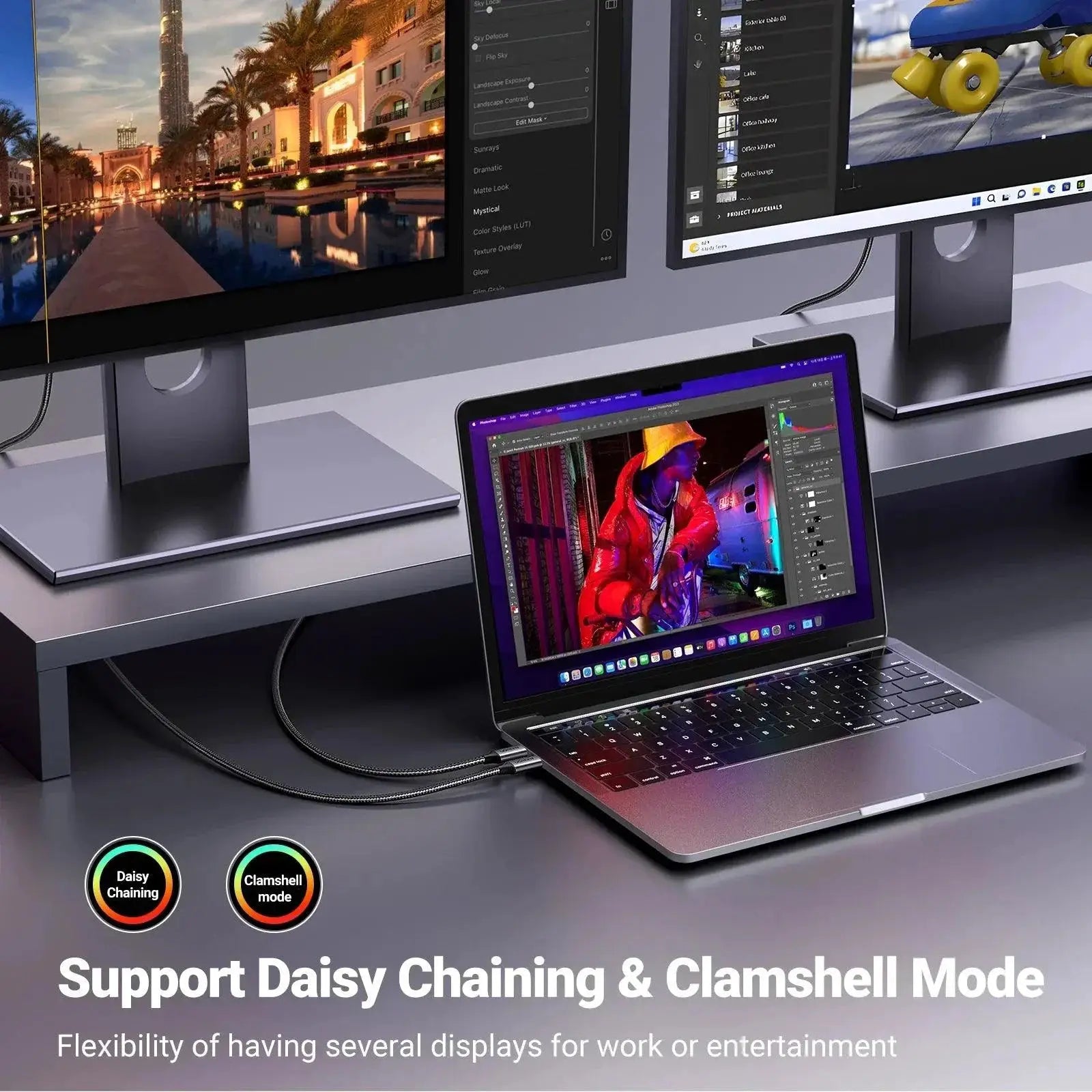 UGREEN USB C to 8K DisplayPort Cable Ultimate Visual Clarity