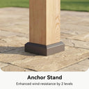 Nordivale Cedar Hardtop Gazebo