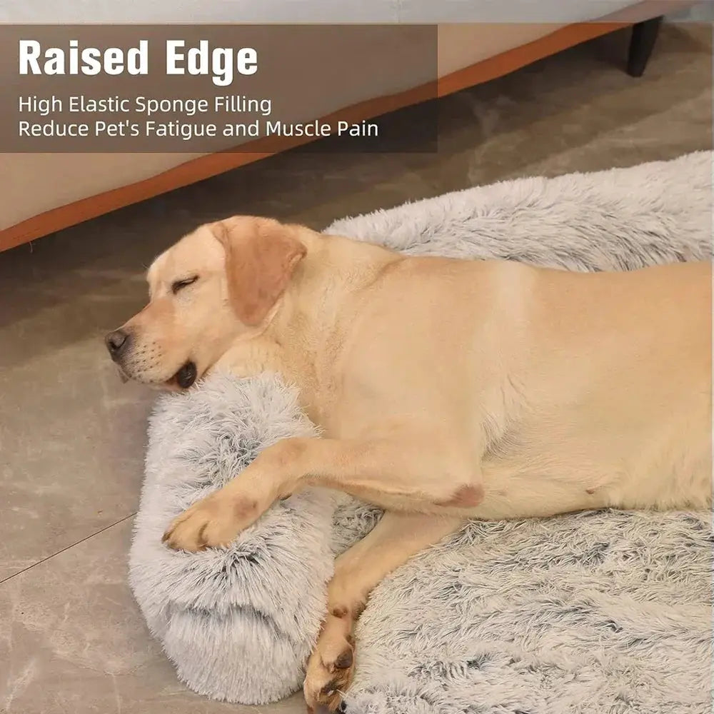 Removable Plush Pet Bed Sofa for Large Dogs and Cats