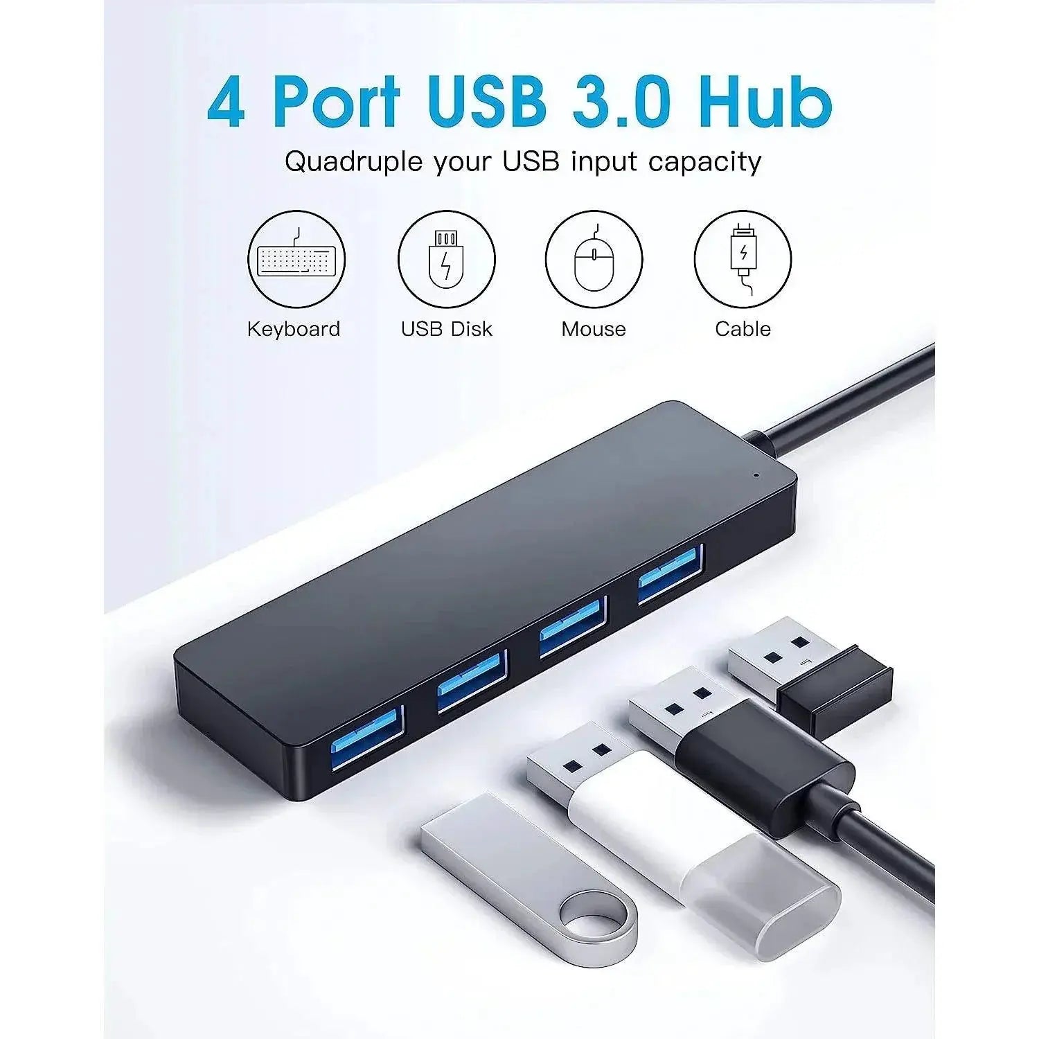 USB Hub Splitter For Enhanced Connectivity And Fast Transfer