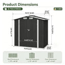 Heavy Duty Garden Storage Shed
