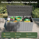 Waterproof 21 Cu Ft Resin Deck Box