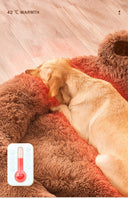 Pet Dog Sofa Beds for Small Dogs Warm Accessories Plush Bed