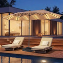Large Double Sided Patio Umbrella