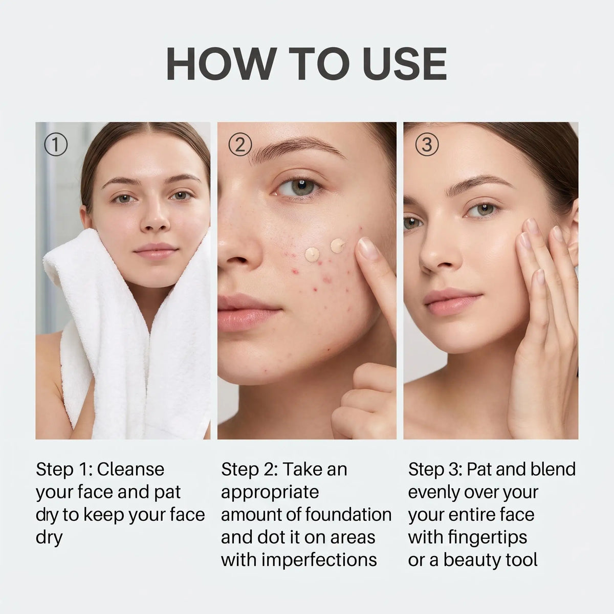 Zephoco Color Changing Foundation Waterproof