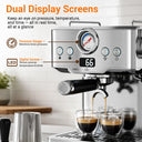 Ultra Espresso Machine, Barista Espresso Maker with Steam Wand |