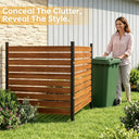 Natural Wood Garden Privacy Screen