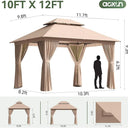 Breathable Canvas Outdoor Gazebo