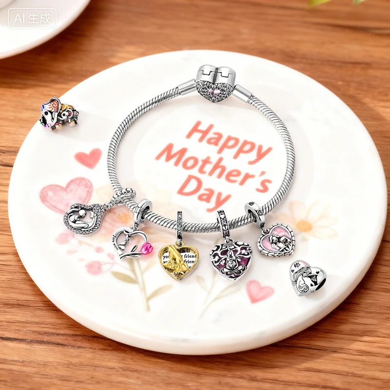 Charm Sterling Silver Mother's Day