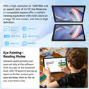 10.1 Inch Android15 Tablet Bundle Set Octa‑Core A523,20GB(3+17GB Virtual)RAM 64GB ROM 1TB Expandable,Widevine L1 IPS 16:10 Display WiFi6 Face ID Unlock 5000mAh Dual Speakers Full Kit with Keyboard Mouse Case Stylus Earbuds