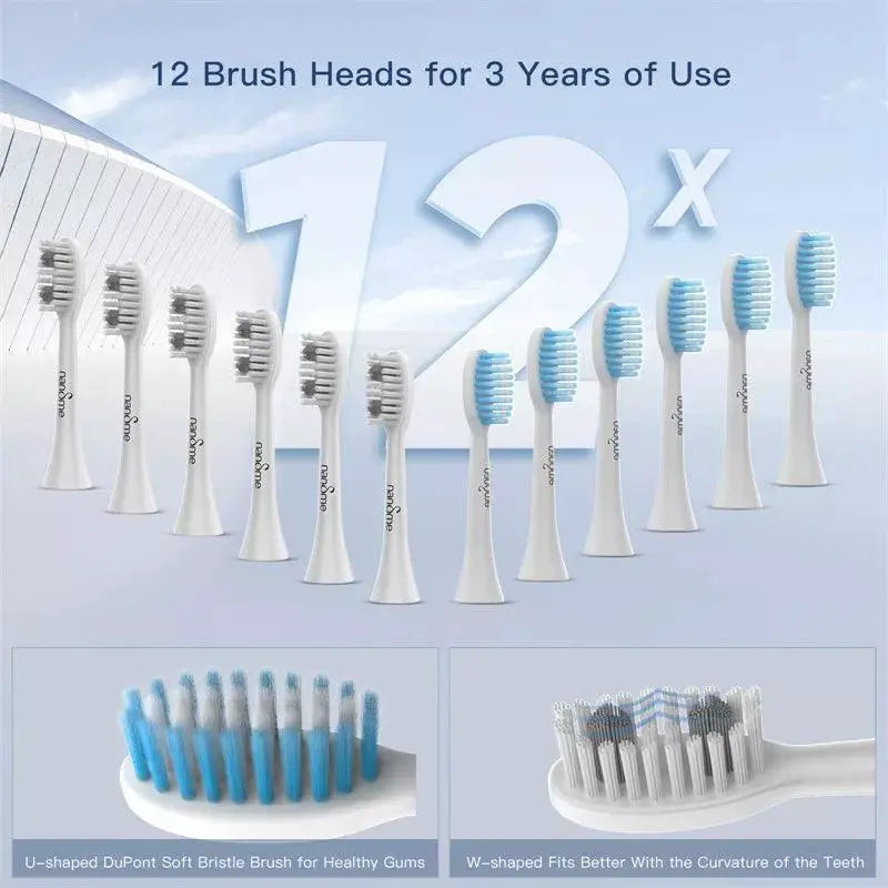 Nandme NX8000 Sonic Toothbrush Deep Clean Plaque Fighter