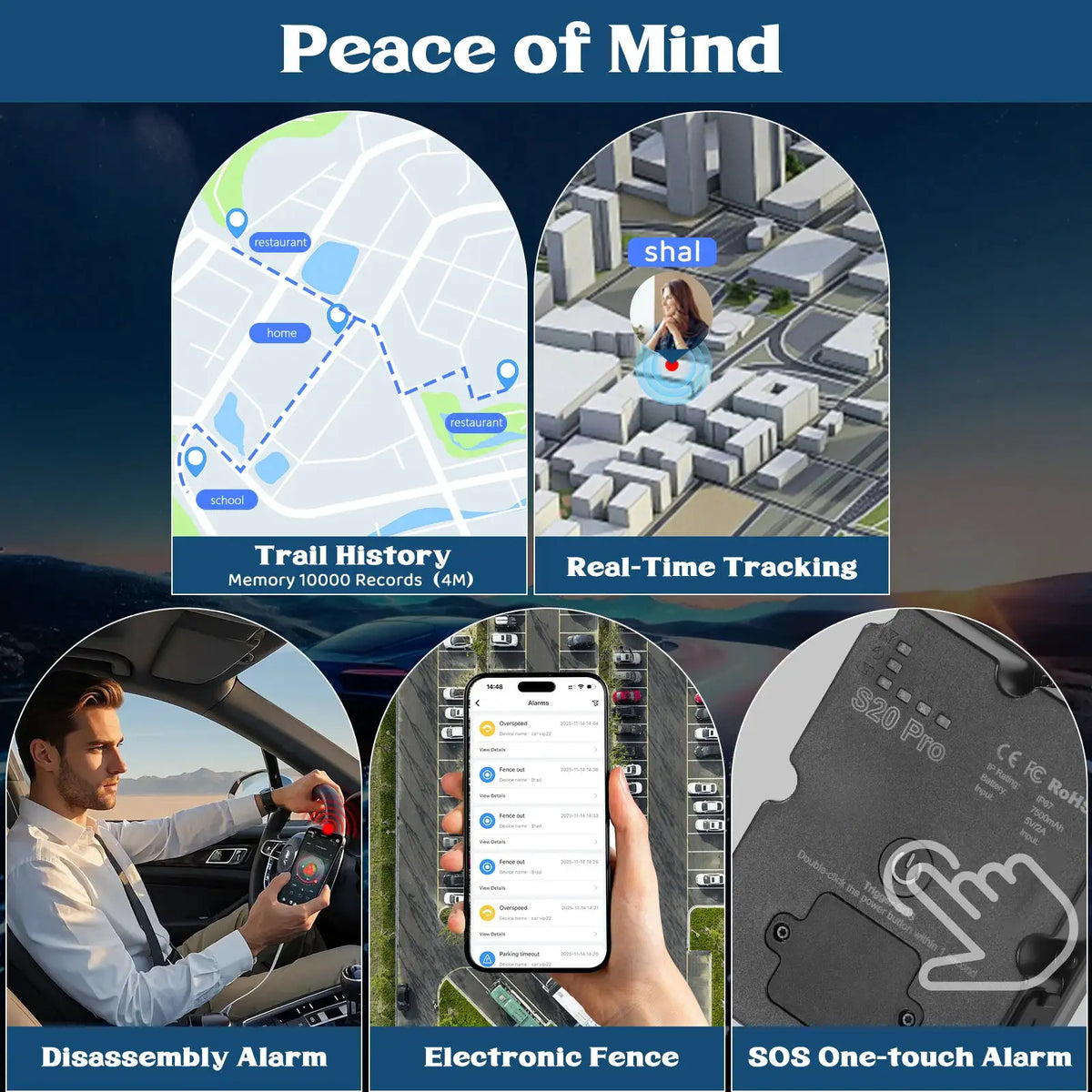 LTE GPS Tracker for Vehicle, US Seller, Magnetic Hidden Car — product view 4