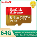 SanDisk Extreme Micro SD - V30 A2 High Speed