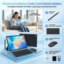2026 new G140L 14.1 Inch Octa‑Core Android 15 Tablet 30(6+24)GB RAM 256GB ROM 1920*1200 HD Display 10000mAh Battery Widevine L1 With Keyboard Mouse Stylus Earbuds Protective Case PD30W Charger Full Bundle US Warehouse