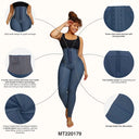 High Stretch Tummy Control Denim-Like Leggings for Women