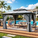 10x12ft Hardtop Aluminum Gazebo