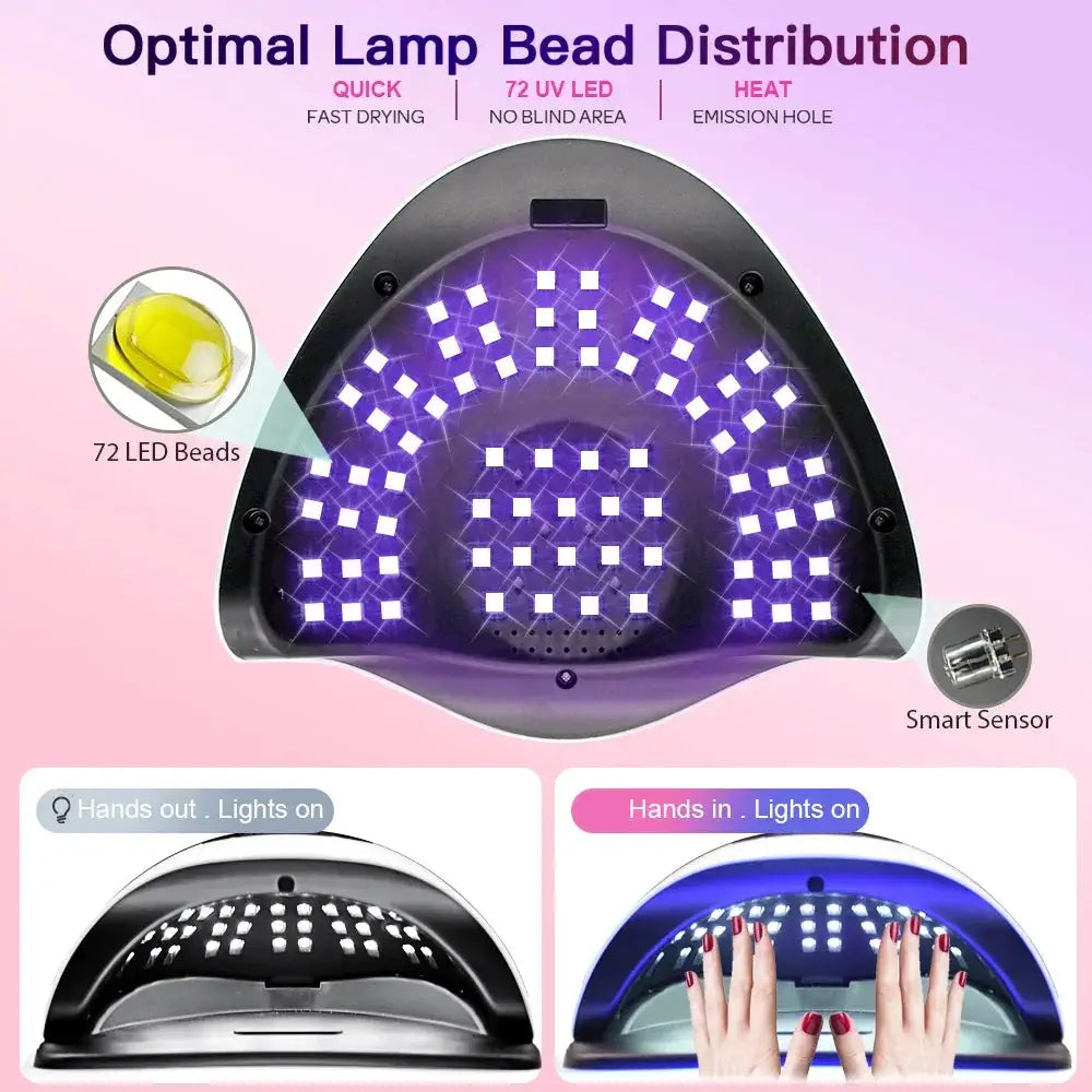 X19 Max UV LED Nail Dryer For Gel Polish Professional