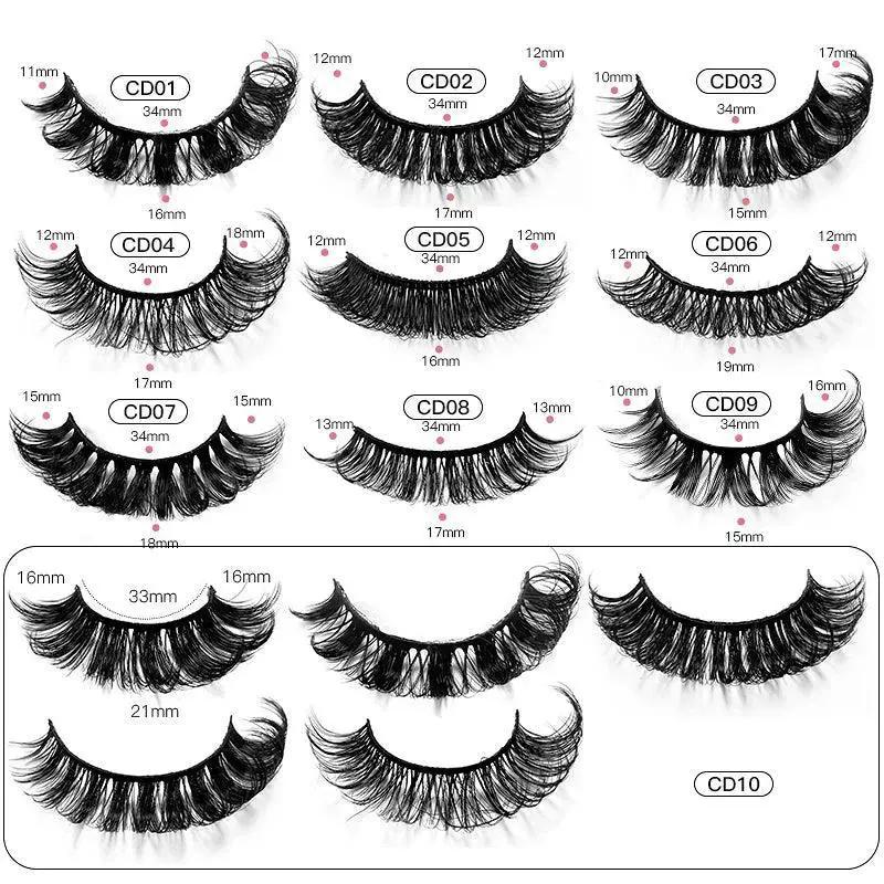 Dramatic 3D Mink Eyelashes Russian Flair For All Occasions