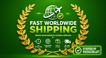 Fast worldwide shipping 