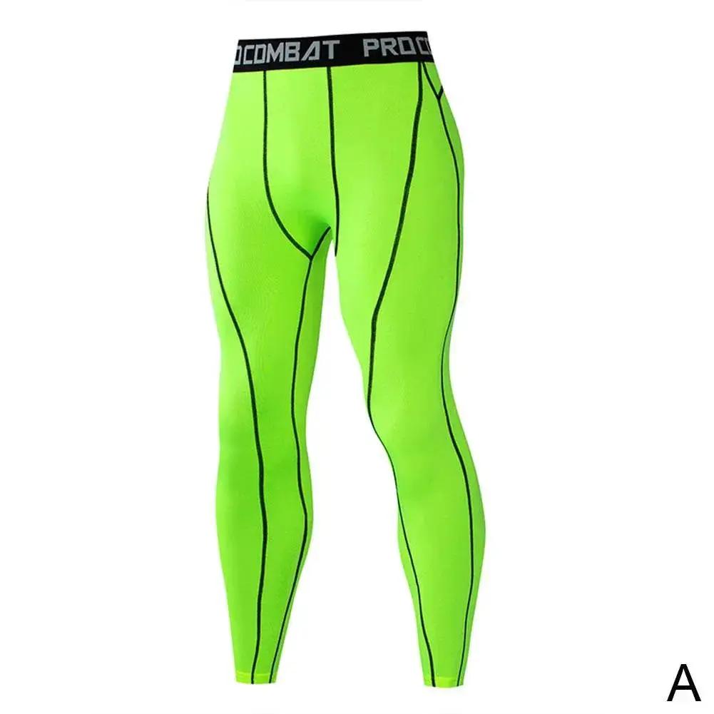 Mens Quick Dry Compression Leggings For Running Fitness
