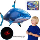 Inflatable Shark And Clown Fish RC Air Swimmers Indoor Fun