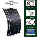 100W Flexible Solar Panel RV Kit