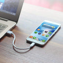25cm Tangle-Free Micro USB Charging Cable for Android Devices