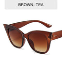 Vintage Cat Eye Sunglasses For Women Oversized Designer Shades