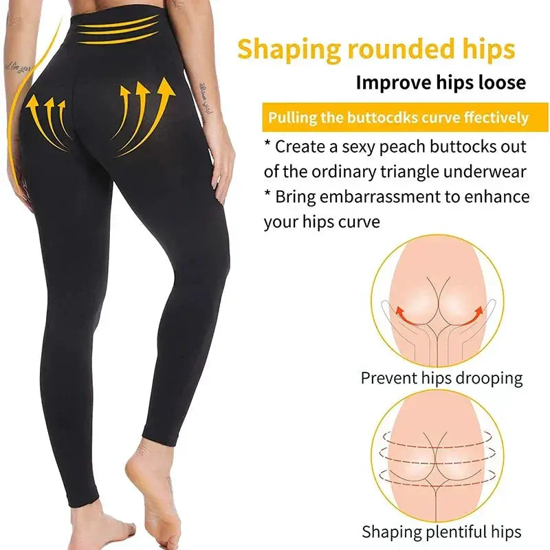 Compression Leggings For Women High Waist Anti Cellulite