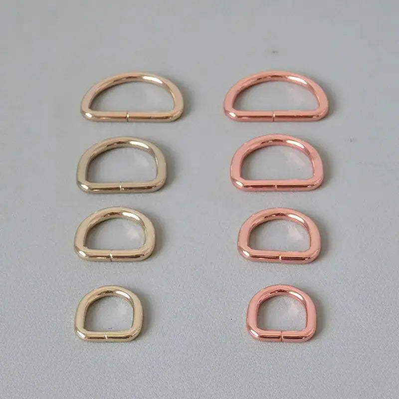 Premium Metal D Rings For Bags Purses Belts And Pet Gear