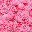 3cm Foam Rose Teddy Bear Flowers for DIY Wedding Decor