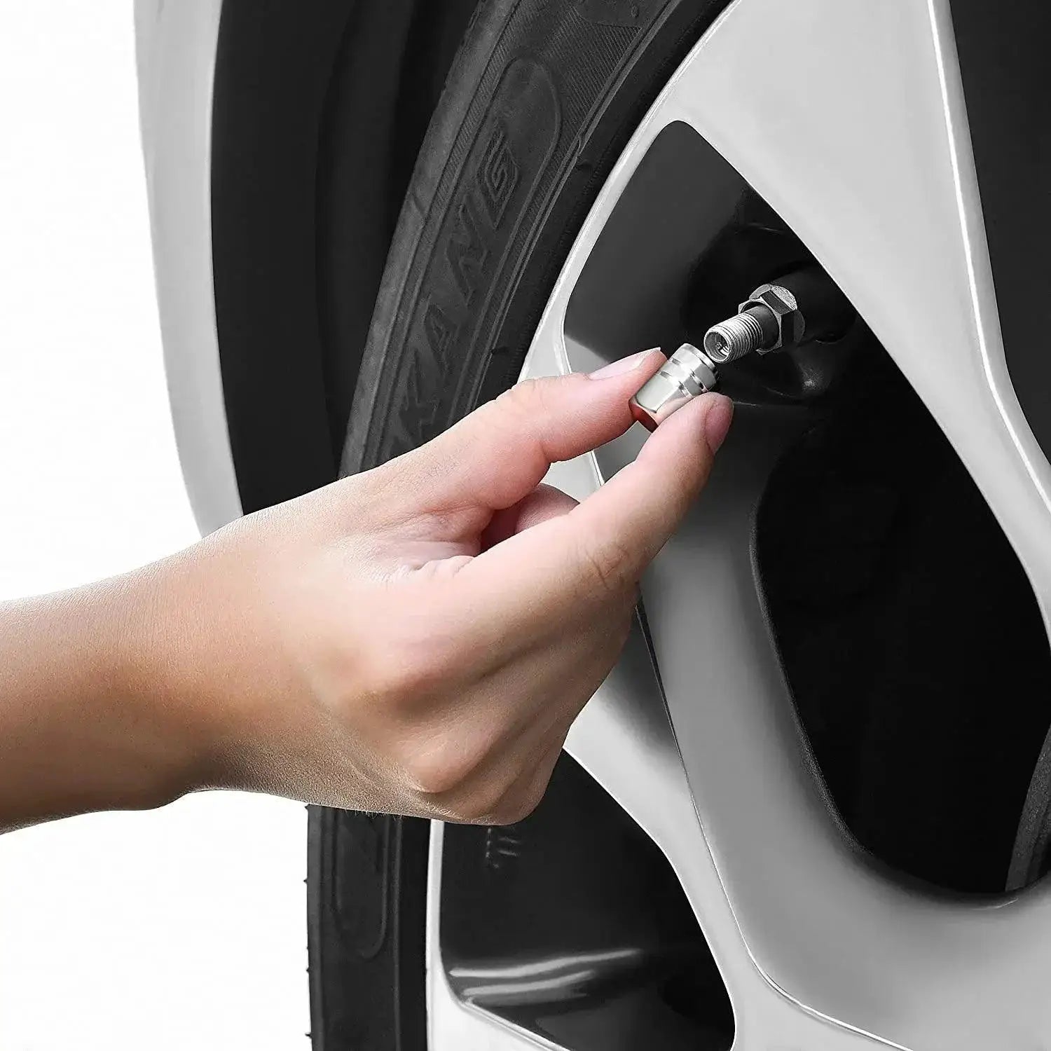 Autcoat Aluminum Alloy Tire Valve Caps Cars And Motorcycles