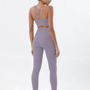 Nylon Yoga Set Women - Breathable Quick-Dry