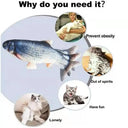 Floppy Fish Cat Toy Keeps Cats Busy