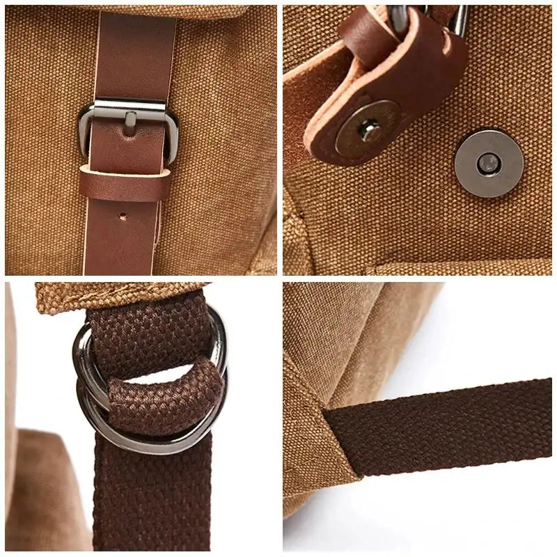 Vintage Canvas Laptop Backpack For Men Women School Mochila Feminina Fashion Anti-Theft Women Travel Backpacks School Backpack