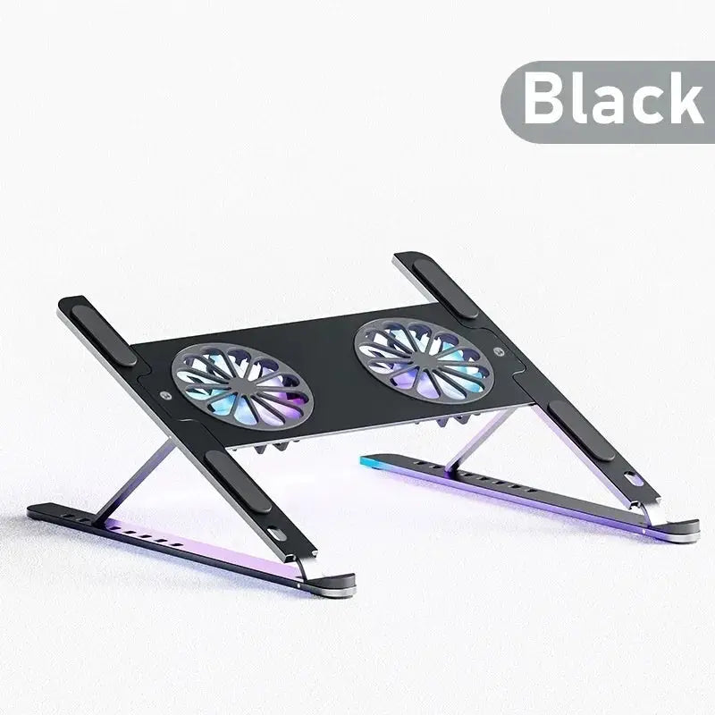 Laptop Cooling Stand With 2 USB Fans For Heat Dissipation